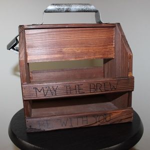 STAR WARS (DARTH VADER) Wooden Beer Carrier